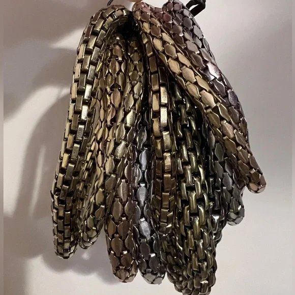 ZARA Kate Moss Bobby Gillespie CAPSULE COLLECTION Gold Chunky Bracelet Mob Wife - Picture 3 of 6